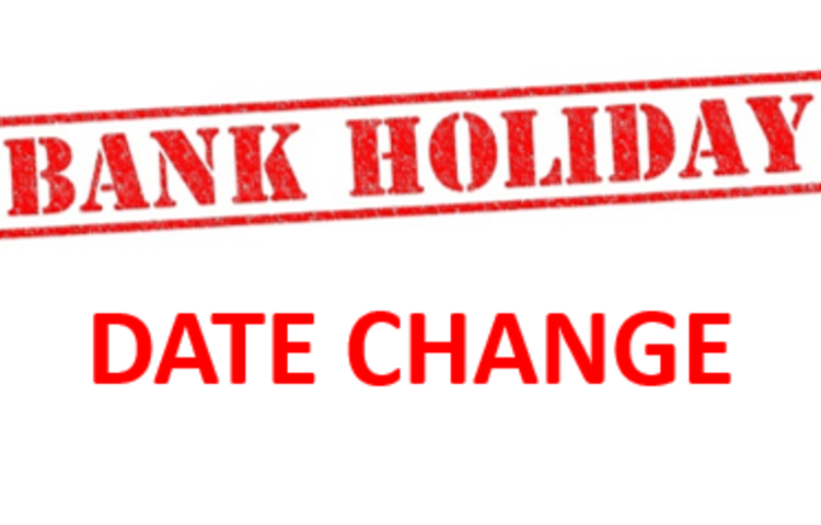 Image of May 2020 Bank Holiday Date Change